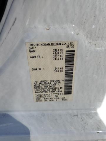 1N4BL4DV0LC277933 Nissan ALTIMA SV