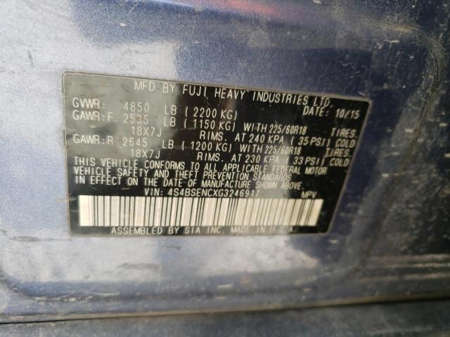 4S4BSENCXG3246917 Subaru Outback 3.6r Limited