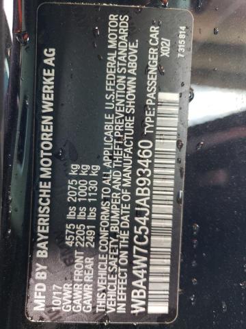 2018 BMW 440I WBA4W7C54JAB93460