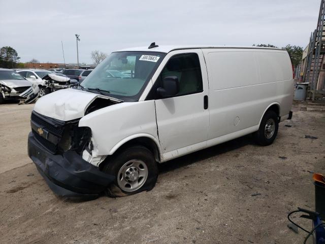 Salvage cars for sale from Copart Wheeling, IL: 2018 Chevrolet Express G2500