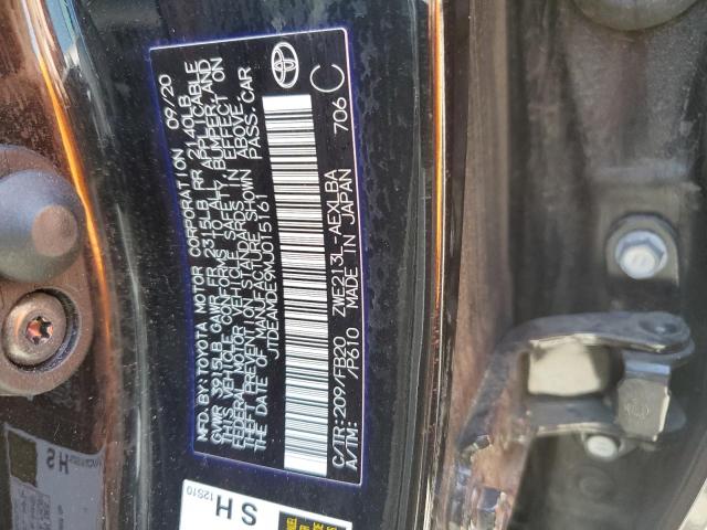 JTDEAMDE9MJ015161 Toyota COROLLA LE