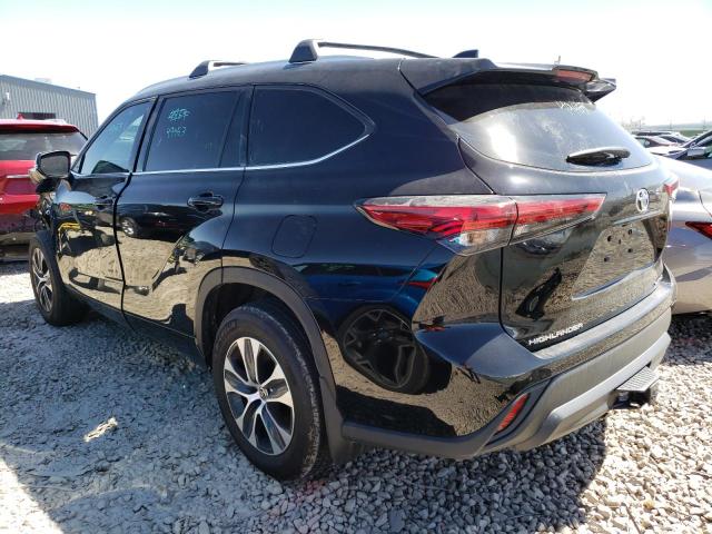 VIN 5TDHZRBH2NS594384 2022 Toyota Highlander, Xle no.2