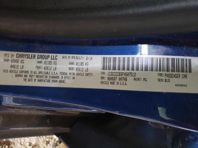 2015 CHRYSLER 200 C - 1C3CCCCB3FN507512