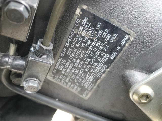 2011 KAWASAKI ZG1400 C - JKBZGNC17BA007020