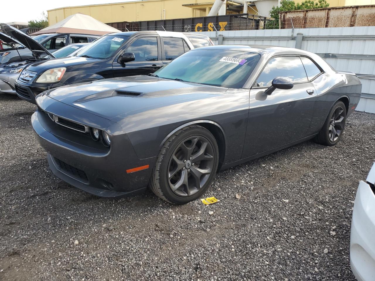 Dodge Challenger 2018 серый