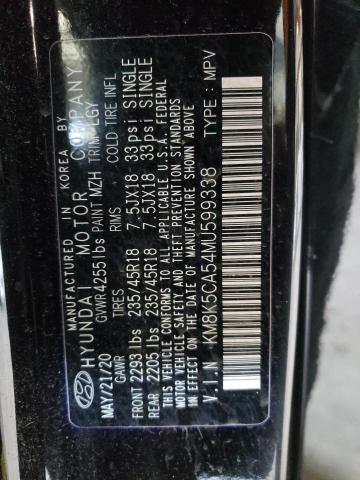 2021 HYUNDAI KONA ULTIM - KM8K5CA54MU599338