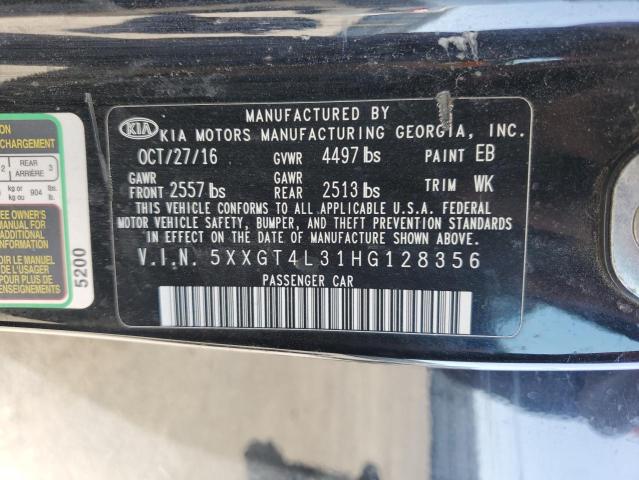 5XXGT4L31HG128356 KIA Optima Lx