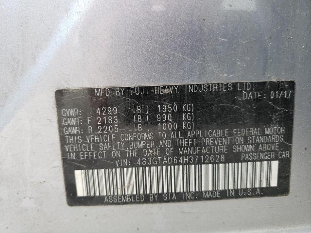 4S3GTAD64H3712628 Subaru Impreza Premium Plus