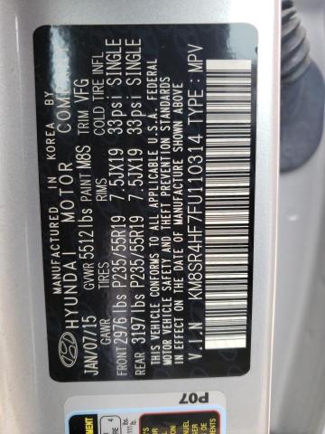 2015 HYUNDAI SANTA FE G - KM8SR4HF7FU110314