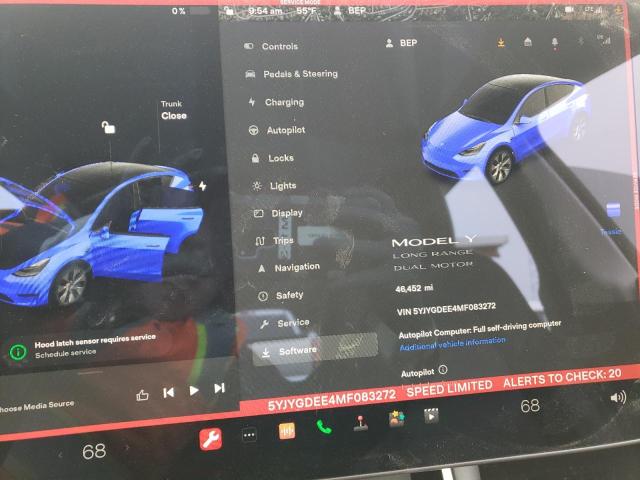 5YJYGDEE4MF083272 Tesla Model Y