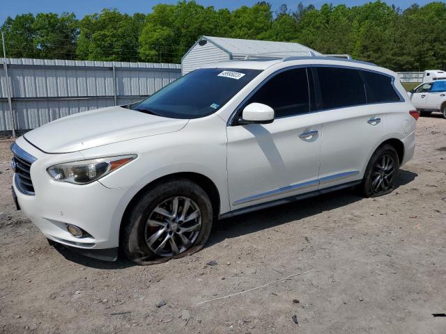 Salvage cars for sale from Copart Charles City, VA: 2013 Infiniti JX35