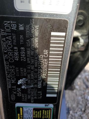 2015 KIA CADENZA PR - KNALN4D70F5172115