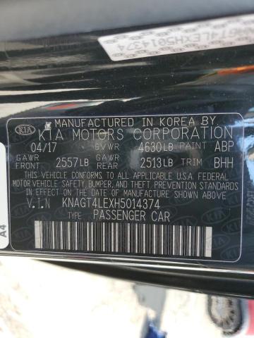 KNAGT4LEXH5014374 KIA OPTIMA HYBRID