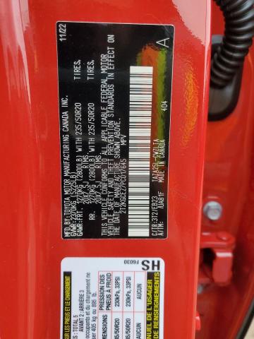 2023 LEXUS NX 350 - 2T2KGCEZ7PC017645