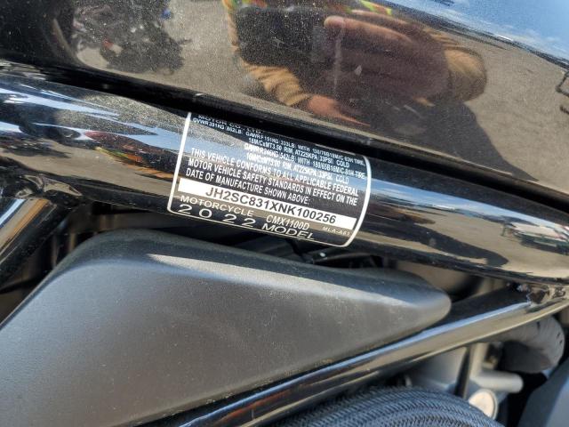 2022 HONDA CMX1100 D - JH2SC831XNK100256