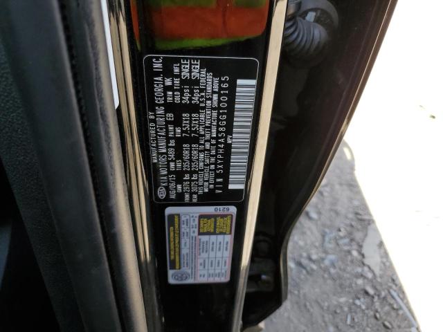 5XYPH4A58GG100165 KIA SORENTO EX