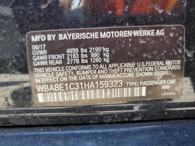 2017 BMW 330E - WBA8E1C31HA159323