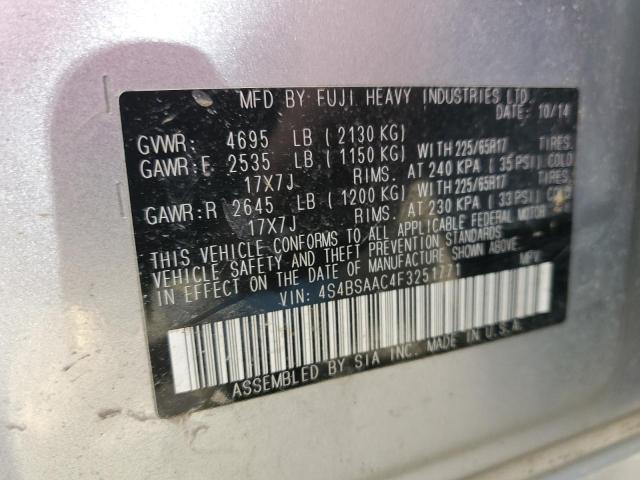 4S4BSAAC4F3251771 Subaru Outback 2.5i