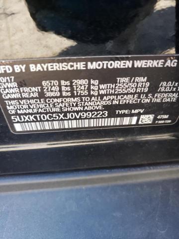 2018 BMW X5 XDR40E - 5UXKT0C5XJ0V99223