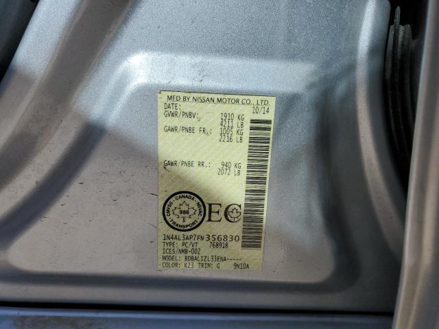 1N4AL3AP7FN356830 Nissan ALTIMA 2.5