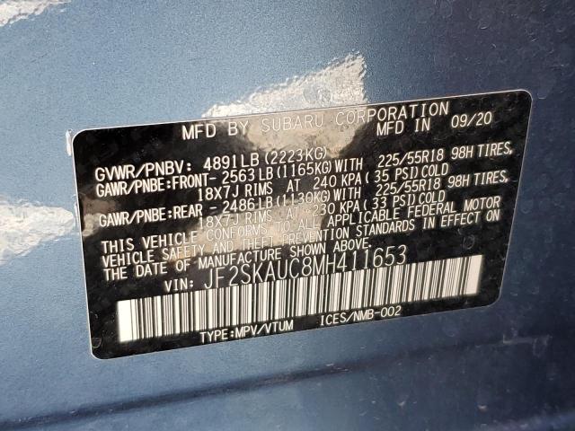 JF2SKAUC8MH411653 Subaru Forester Limited