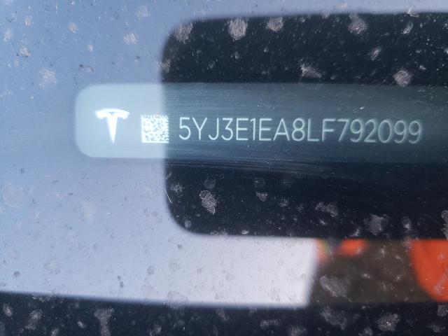 5YJ3E1EA8LF792099 Tesla MODEL 3