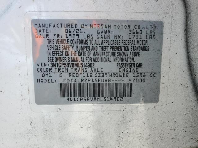 2021 NISSAN 210 - 3N1CP5BV8ML514902