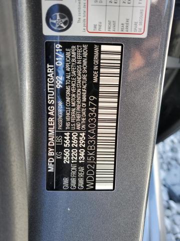 2019 MERCEDES-BENZ CLS 450 4M - WDD2J5KB3KA033479