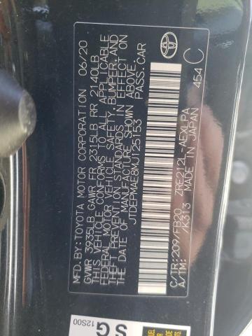 JTDEPMAE8MJ125153 Toyota COROLLA LE