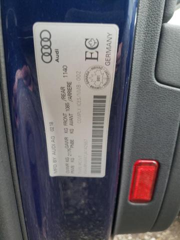 2018 AUDI A4 PROGRES - WAUBNAF47JA142557
