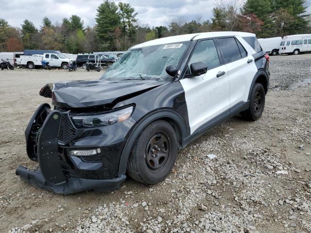 Salvage cars for sale at Mendon, MA auction: 2021 Ford Explorer Police Interceptor