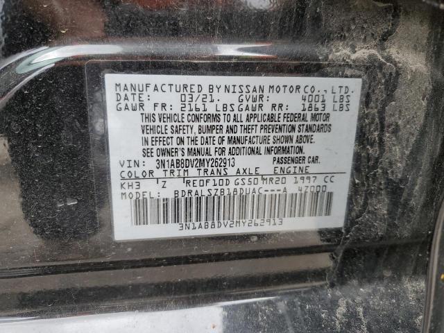3N1AB8DV2MY262913 Nissan SENTRA SR