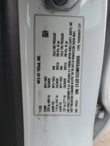 5YJ3E1EC9MF850045 Tesla MODEL 3