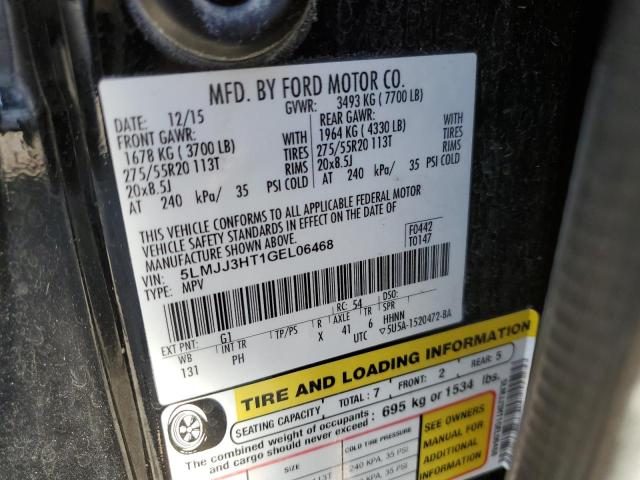 5LMJJ3HT1GEL06468 Lincoln Navigator L Select