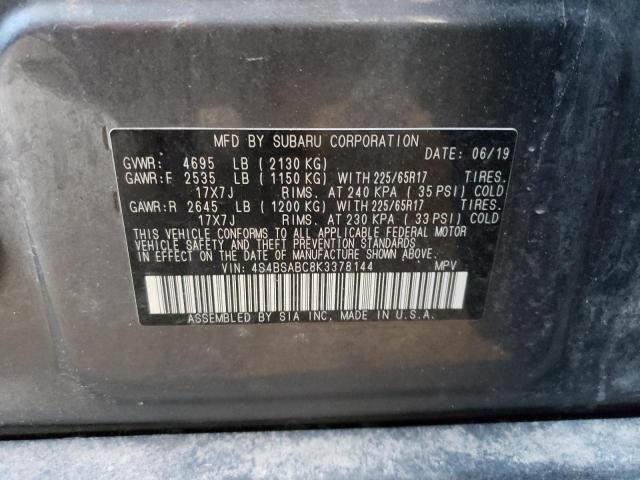 4S4BSABC8K3378144 Subaru Outback 2.5i