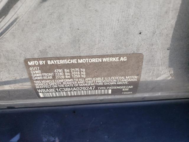 2017 BMW 330E - WBA8E1C38HA029247