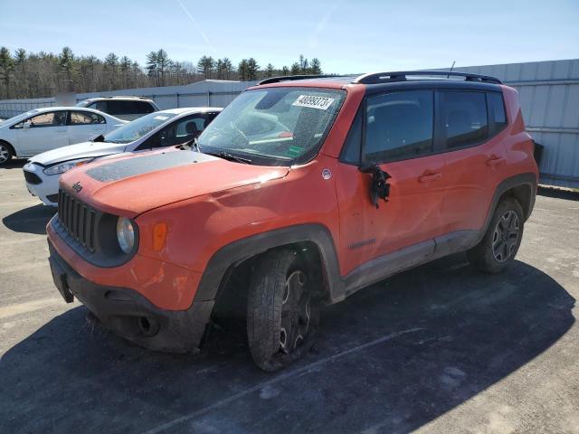 Salvage cars for sale from Copart Lyman, ME: 2016 Jeep Renegade Trailhawk