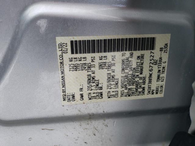 2022 NISSAN ROGUE SV - 5N1BT3BB9NC672527