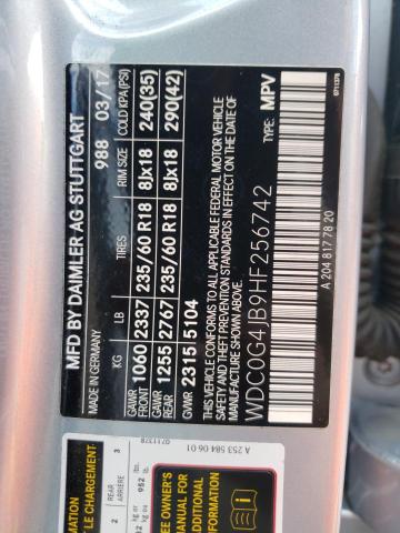 WDC0G4JB9HF256742 Mercedes-Benz GLC 300