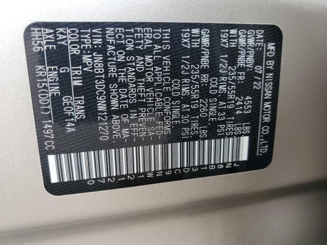 2022 NISSAN ROGUE PLAT - JN8BT3DC9NW121270