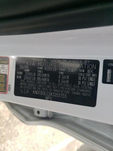KNDCB3LC2K5351755 KIA NIRO FE