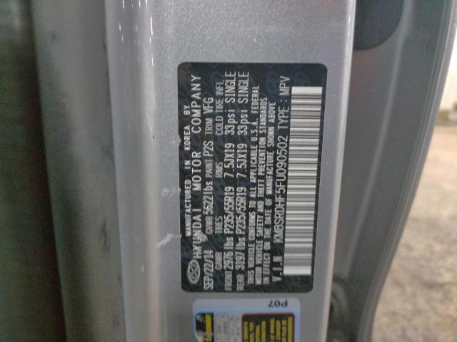 KM8SRDHF5FU090502 Hyundai Santa Fe Gls