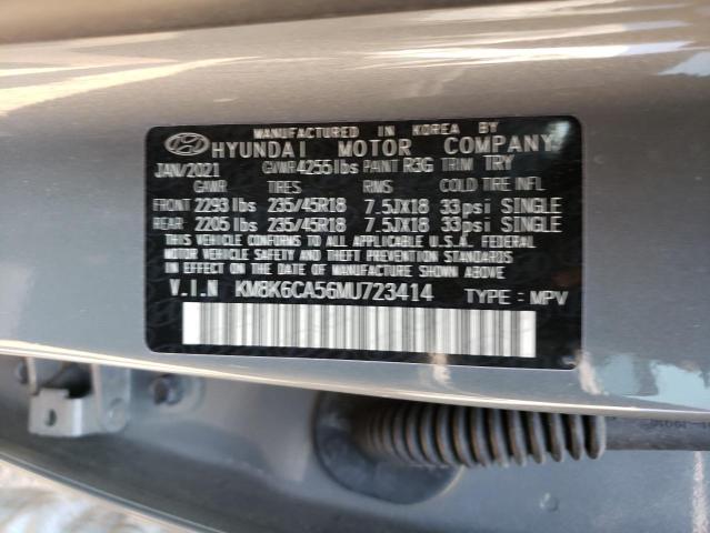 2021 HYUNDAI KONA NIGHT KM8K6CA56MU723414