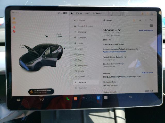 5YJYGDEE9MF130649 Tesla Model Y