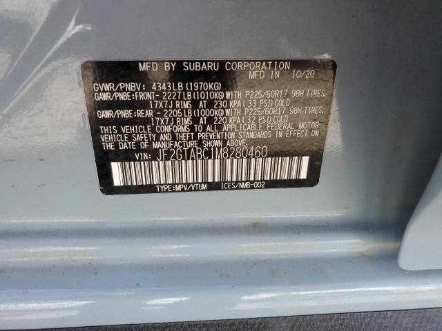 JF2GTABC1M8280460 Subaru Crosstrek