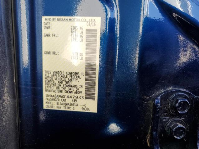 1N4AA6AP6GC447933 Nissan Maxima 3.5s