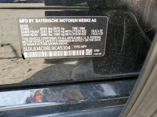 2020 BMW X5 M50I 5UXJU4C08L9C45304