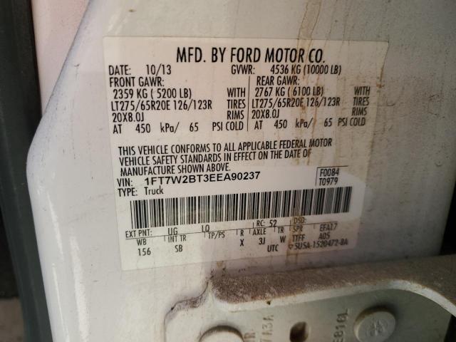 1FT7W2BT3EEA90237 Ford F250 Super Duty