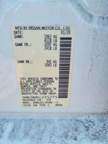 1N4BL4BV8LC225775 Nissan ALTIMA S