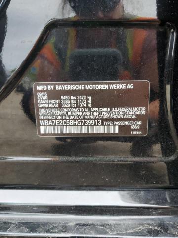 2017 BMW 740 I - WBA7E2C58HG739913